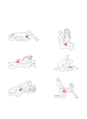 Vibromasseur de couple rose, USB avec 2 moteurs pour stimulation Point G et clitoridienne avec télécommande - TOD-062PNK